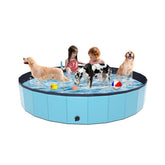 YSJILIDE portable dog pool folded for compact storage and travel.