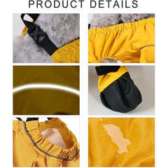Yucca dog paw boots anti-slip traction for wet or icy surfaces.