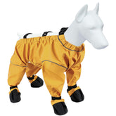 Yucca dog paw boots leggings connected design keeps booties secure during walks.