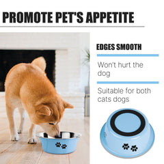 YUDANSI dog bowls stainless steel bowls emphasize rust resistance and durability.