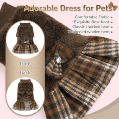 YUDODO dog clothes winter warmth closeup shows soft fleece texture