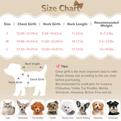 YUDODO fleece small dog sweater dress bowtie back view highlights festive style