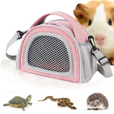 YUDODO hamster carrier bag with breathable mesh for comfortable travel.
