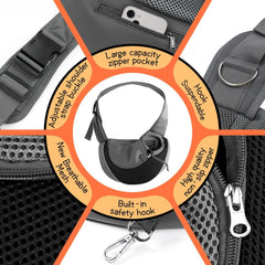 YUDODO adjustable strap carrier fits wearers of all heights for easy carry