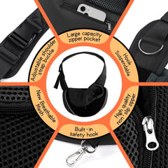 YUDODO reflective strip enhances nighttime visibility for safer walks