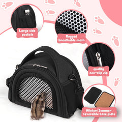YUDODO small animal sugar glider pouch open-top shows quick access for feeding