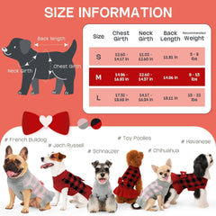 YUDODO knit dog sweater dress with turtleneck for extra warmth.