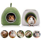 YUEPET guinea pig bed 2pack soft-plush offers a cozy cuddle spot for warm naps.