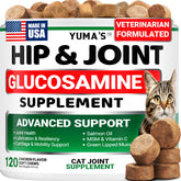 YUMA'S glucosamina para articulaciones en masticables, mejora movilidad diaria en gatos