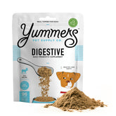 Yummers freeze-dried elk dog topper bowl enhances flavor and supports digestive comfort.