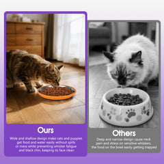Yummy Sam portable stackable cat bowl set for travel and on the go feeding