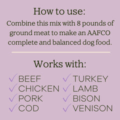 Yumwoof Perfect Dog Food Mix dry-kibble-texture demonstrates practical, satisfying crunch for tasty meals.