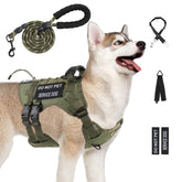 Yungaspy No Pull Tactical Harness front view demonstrates rugged durability for training