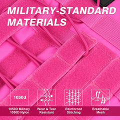 Yungaspy No Pull pink side-wear illustrates dual leash rings for controlled, confident walks