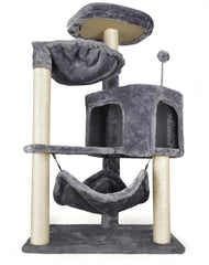 YUNIQUE cat tree condo offers a private cozy retreat for cat naps