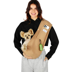 Yunpawpet dog carrier sling soft material for cozy wear
