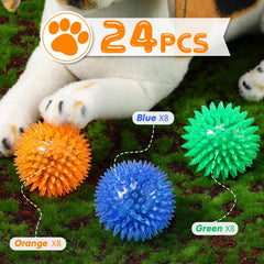Yunsailing dog ball 2.56 inch green highlights chew-friendly fun for puppies.