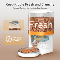 Yuposl feeder stainless steel bowl promotes hygienic dining