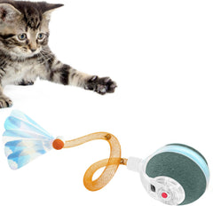 YVE LIFE interactive cat ball front view for motion activated play