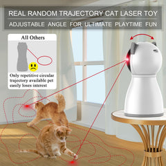 YVE LIFE Laser Toy uses motion-activated sensor to start chases