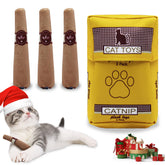 YZHDUXIU 3-pack catnip toys pack overview showcases triple entertainment for curious cats.