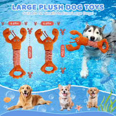 YZHDUXIU Tug of War Dog Toy lobster claw—durable grip for tug sessions.