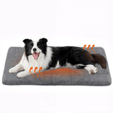 ZAKAPAWS memory-foam close-up shows plush fabric for cozy naps.