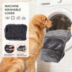 ZAKAPAWS three-sided bolsters support necks for healthy sleep positions