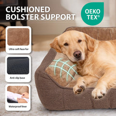 ZAKAPAWS waterproof lining protects memory foam from spills and accidents