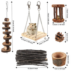 ZALALOVA bell swing adds motion and enrichment to daily play