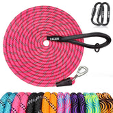 ZALER Long Dog Leash 50ft pink enables versatile recall training in open spaces