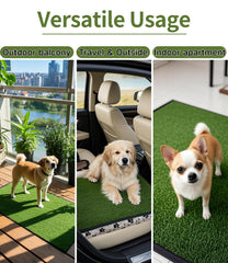 Zalhyrox indoor outdoor dog potty suitable for balcony or travel.