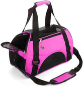 ZaneSun Cat Carrier soft-side close-up shows breathable fabric for comfortable travel.