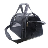 ZaneSun cat carrier soft-sided travel bag provides cozy shelter during trips