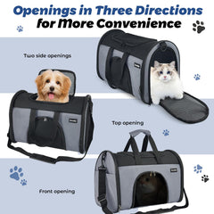 Zavothy breathable mesh panels provide airflow to keep pets cool.
