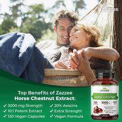 Zazzee extract 10:1 label highlighting concentrated potency