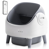 ZeaCotio open-top litter box entrance with easy cat access.