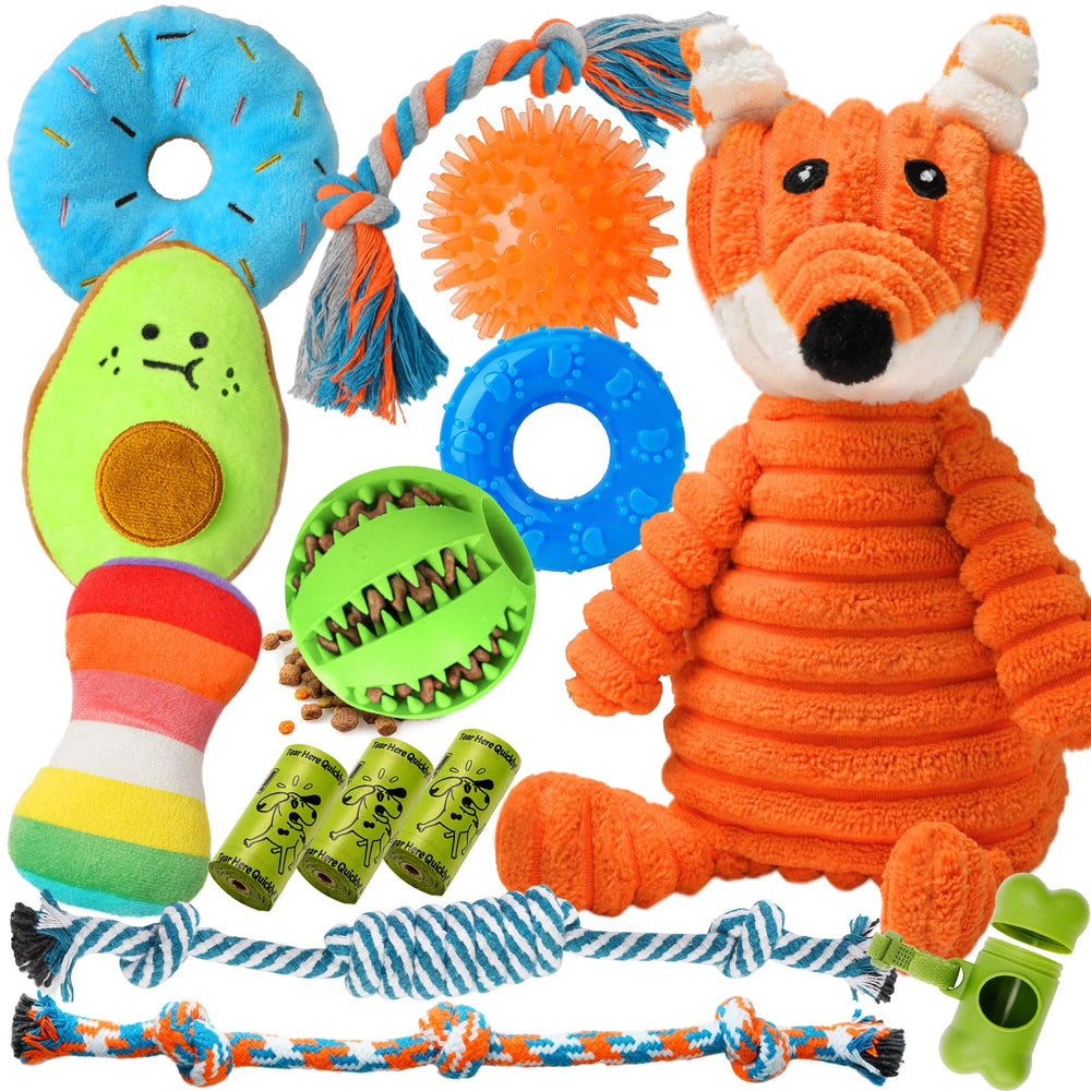 Zeaxuie 14-pack puppy toys for teething small dogs promote engaged play and chew relief