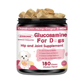 ZEBORA Glucosamine joint-support chews for joints support mobility in active dogs.