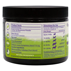 Zenapet dog immune-topper spirulina addition promotes vibrant coat and healthier digestion.
