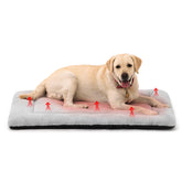 ZENGAOOU self warming dog bed front view offers a cozy retreat for large dogs.
