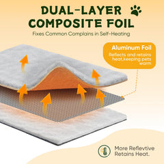 ZENGAOOU crate pad features anti-slip bottom for secure placement.