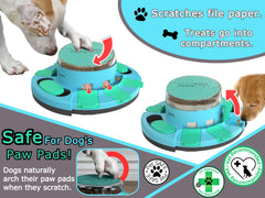 Zenly Paws Nail File Toy puzzle feeder combines brain work with grooming.