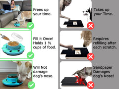 Zenly Paws Nail File Toy self-healing scratch pads stay fresh after use.