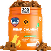 ZENO hemp calming chews duck bottle closeup for anxiety relief