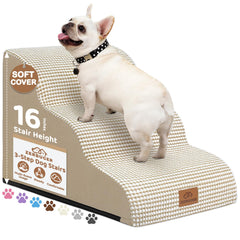 Zerbuger dog ramp curved-design comfort aids gentle climbs for aging pets.