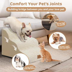 Zerbuger dog ramp removable cover machine washable for easy cleaning.