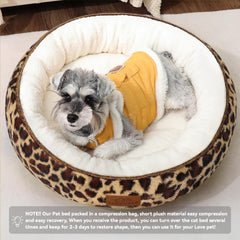 Zerbuger donut bed anti-slip bottom keeps it stable on floors