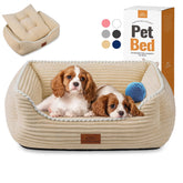 Zerbuger rectangle pet bed in coffee offers a cozy sleeping spot for pets