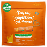 Zesty Paws Cat Mousse Squeezies bottle pour with seaweed fiber for digestion